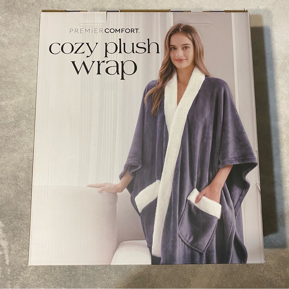Premier Comfort Cozy Plush Wrap Winter One Size 50 x 70